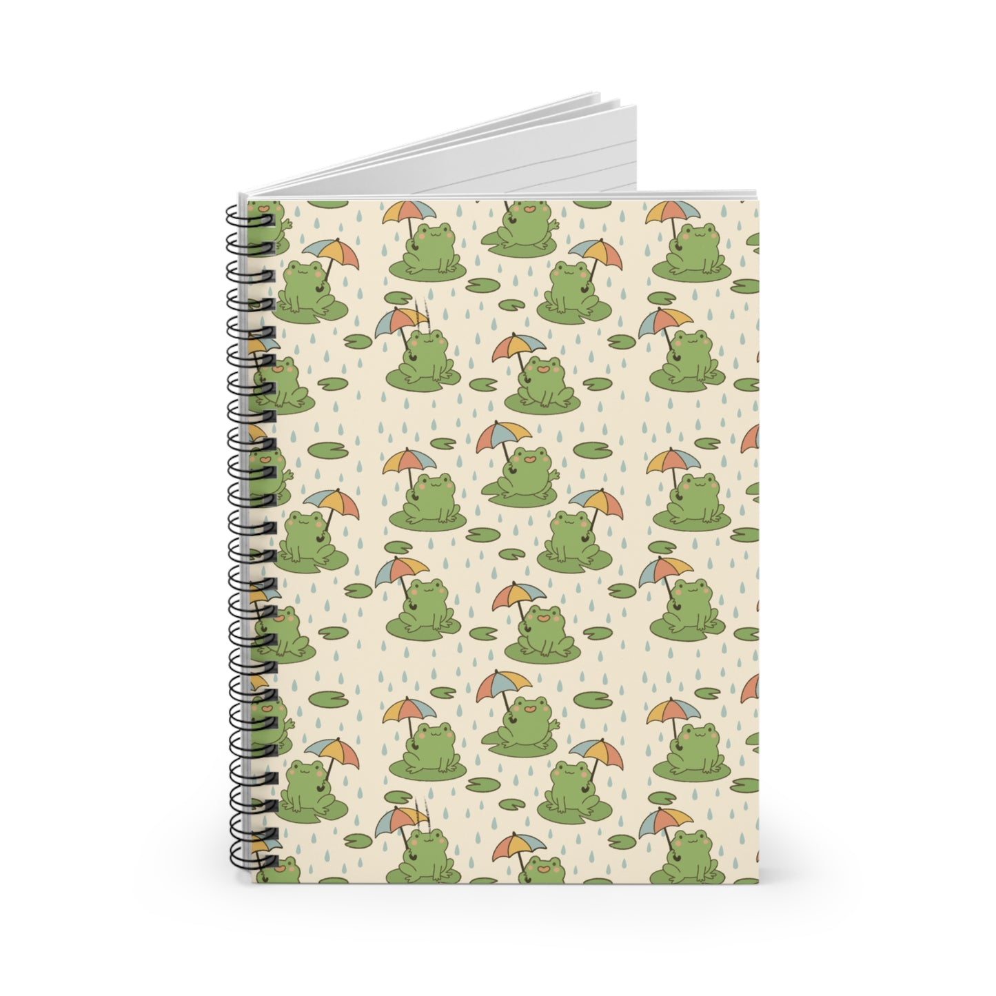 Frogs love rain — Ruled Lined Journal for Kids & Students