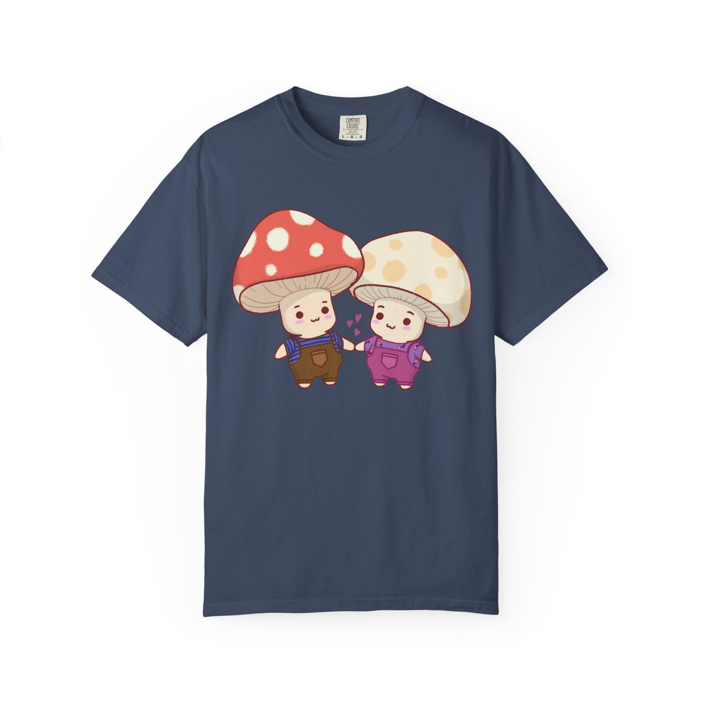 Cute Mushroom Couple T-Shirt — Kawaii Mushroom Friends Tee