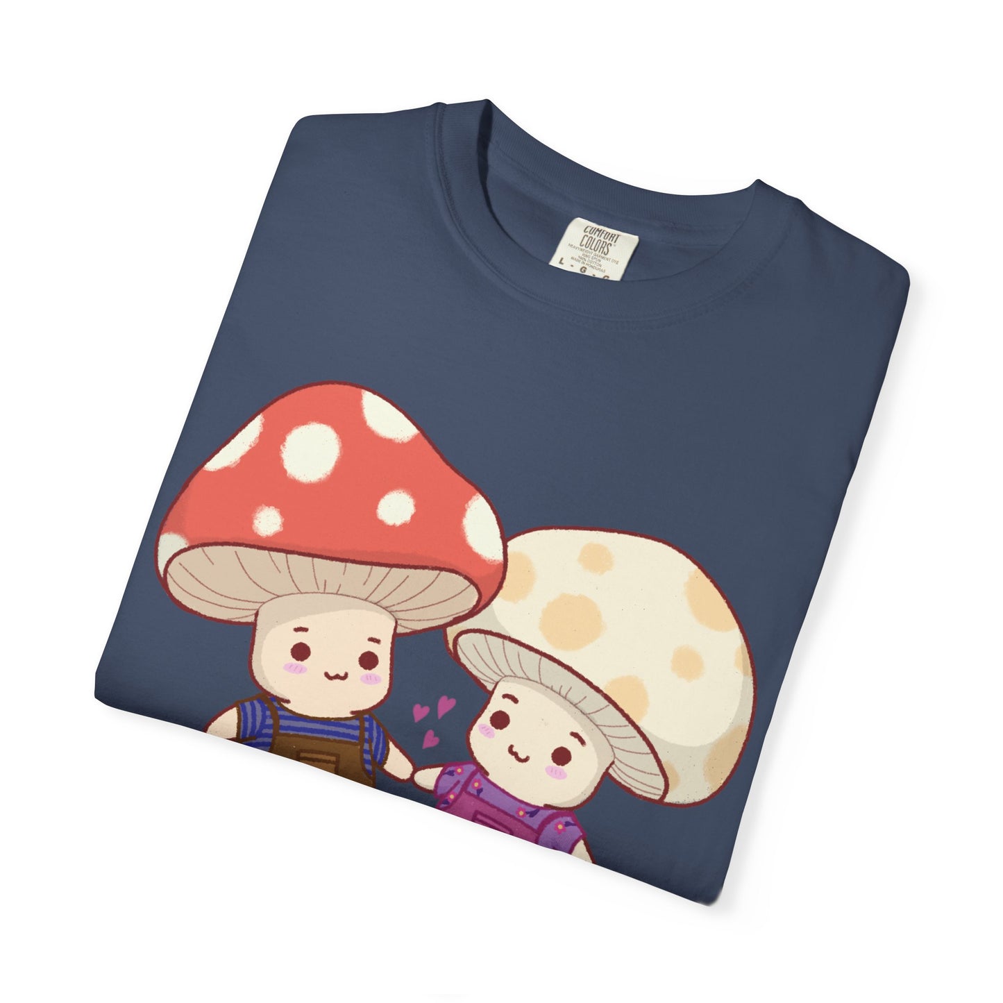 Cute Mushroom Couple T-Shirt — Kawaii Mushroom Friends Tee
