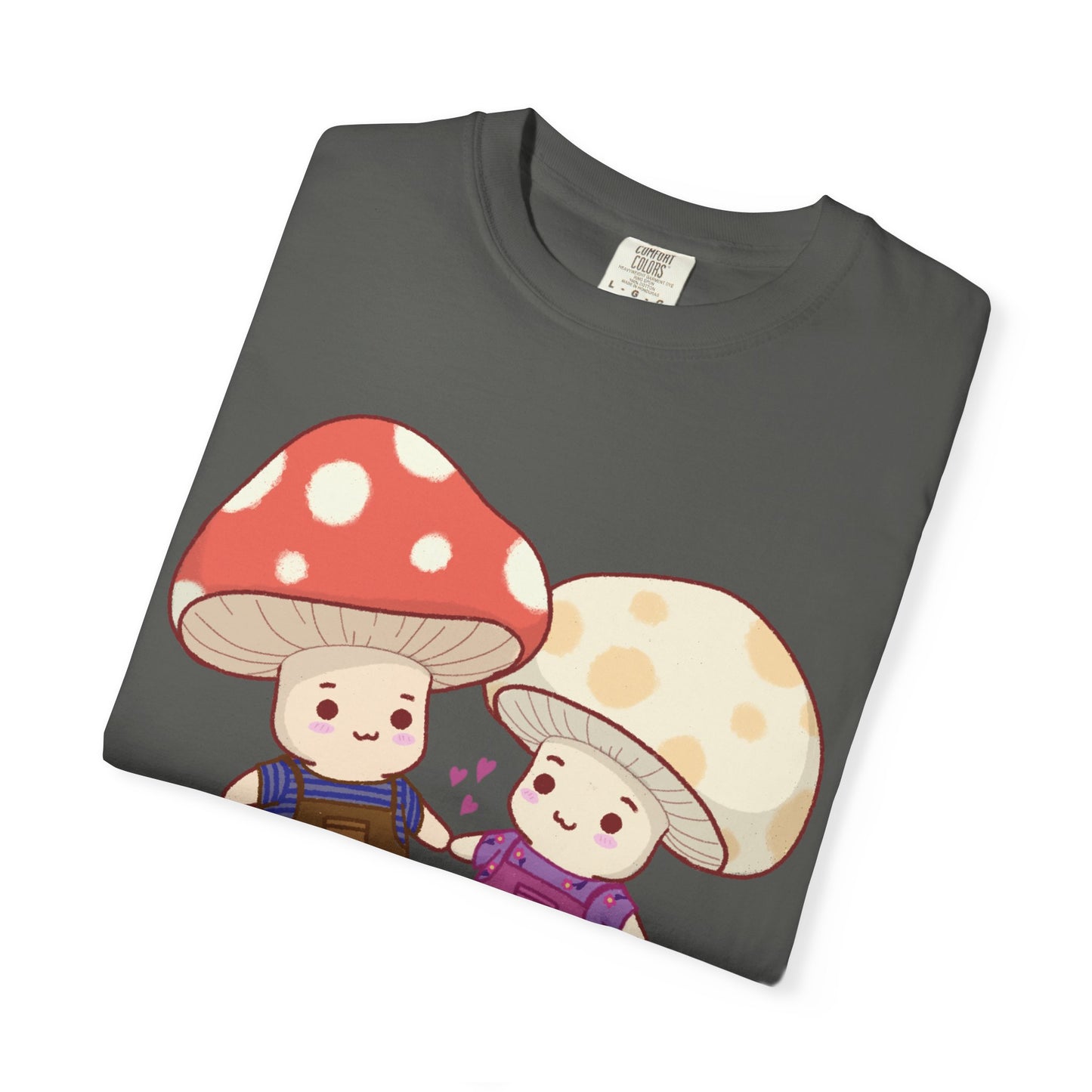 Cute Mushroom Couple T-Shirt — Kawaii Mushroom Friends Tee