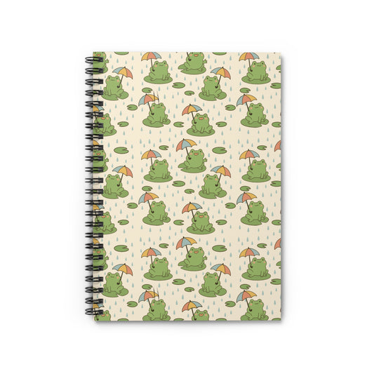 Frogs love rain — Ruled Lined Journal for Kids & Students