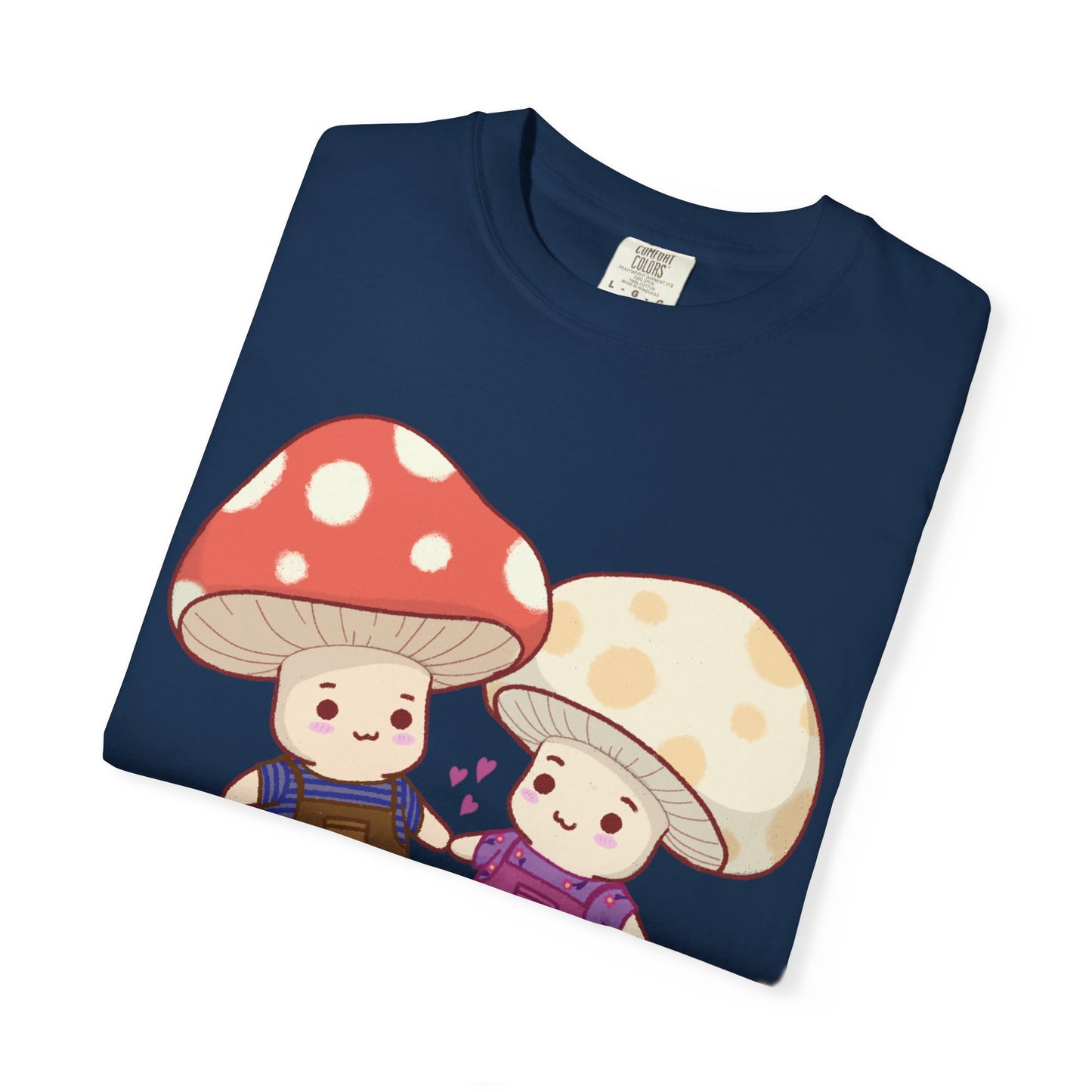 Cute Mushroom Couple T-Shirt — Kawaii Mushroom Friends Tee