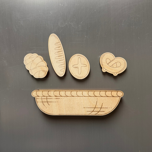 Bakery Bites Wooden Magnet Set