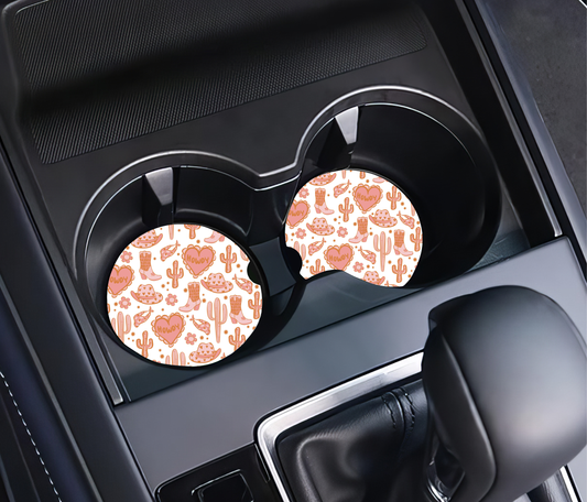Western Style Car Coasters