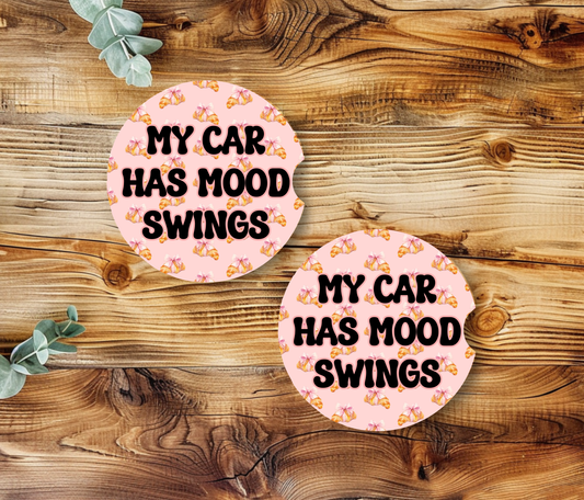 My Car Has Mood Swings - Car Coasters